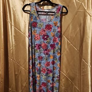 LuLaRoe Multicolor Floral Maxi Dress
